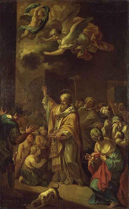 Bon Boullogne St Nicholas Resuscitates the Children Spain oil painting art